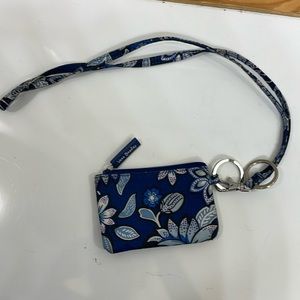 Vera Bradley Tropics Tapestry Zip ID & Lanyard Set